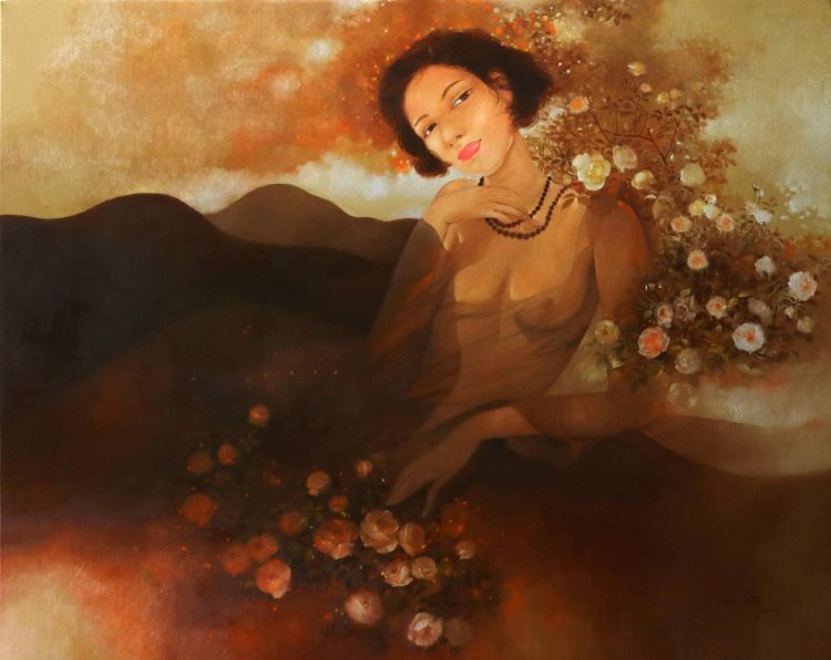 Vẻ đẹp phụ nữ Việt qua tranh họa sĩ Thu An