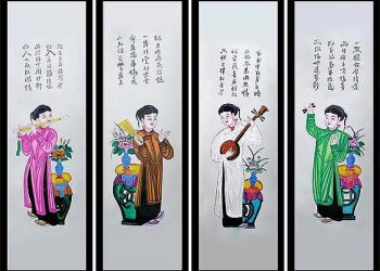 Những nét đặc trưng của tranh thờ Hàng Trống