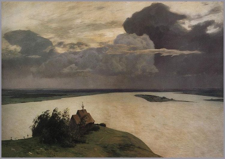 Bức tranh Sự Yên Tĩnh Vĩnh Hằng của hoạ sĩ Levitan