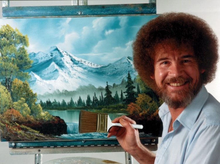 Danh họa Bob Ross – “Ông già Noel” ban phát niềm vui hội họa