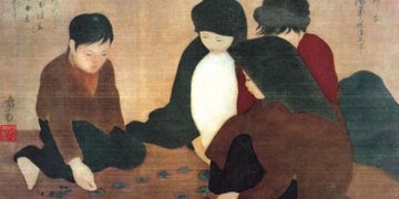 Tranh lụa Trung Quốc và Việt Nam – hoà nhập chứ không hoà tan